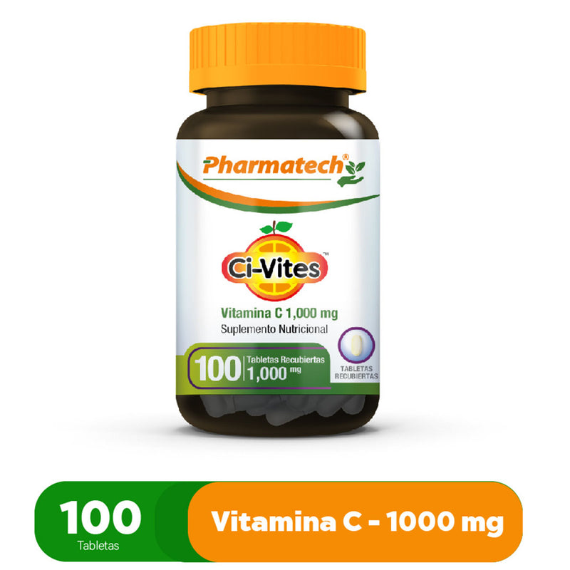Ci-Vites Vitamina C 1,000mcg (100 tabletas)