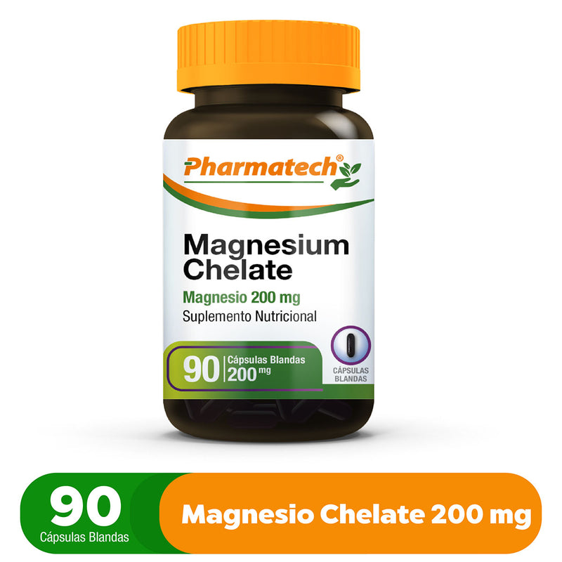 Magnesium Chelate 200mg (90 cápsulas blandas)
