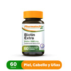 Biotín Extra 10,000mcg (60 cápsulas blandas)